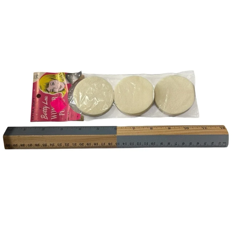 Rare Vintage 1940s–60s Makeup Lot | Puffs Sponges Applicators | Beauty Collector